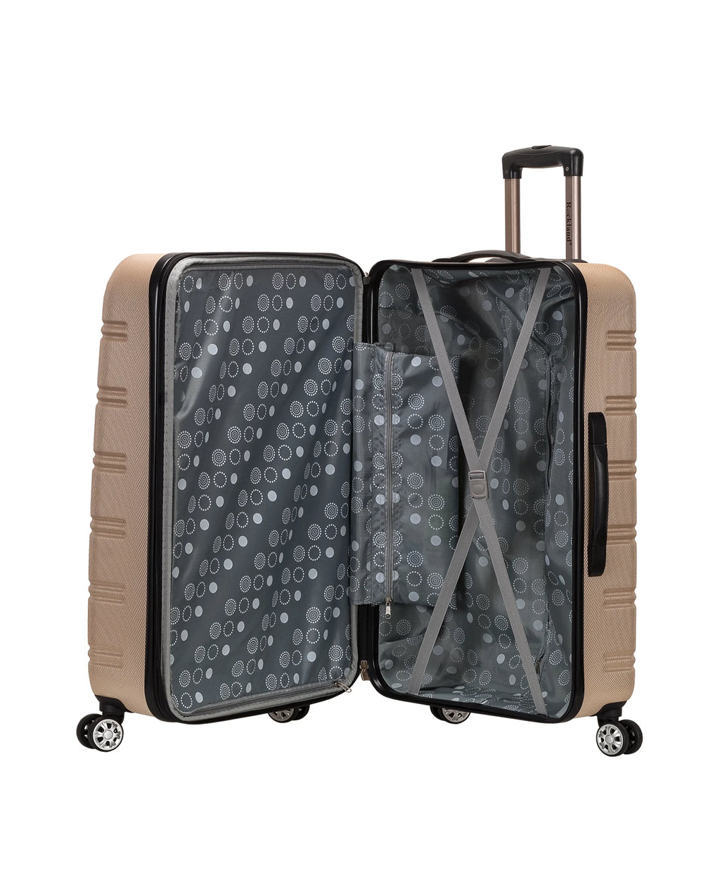 Rockland Luggage Melbourne 3 Piece Hardside Luggage Set, F160