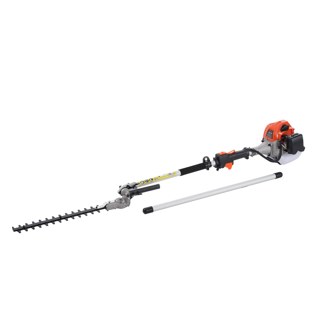 VEVOR 26CC 5 - in - 1 Multi - Functional Trimming Tools, Gas Hedge Trimmer, Weed Eater, String Trimmer, Edger, Pole Saw Chainsaw Pruner with Extension Pole