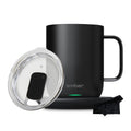 Ember Temperature Control Smart Mug 2, 10 oz, Black | 1.5-hr Battery Life | App Controlled Heated Coffee Mug | Improved Design with Clear