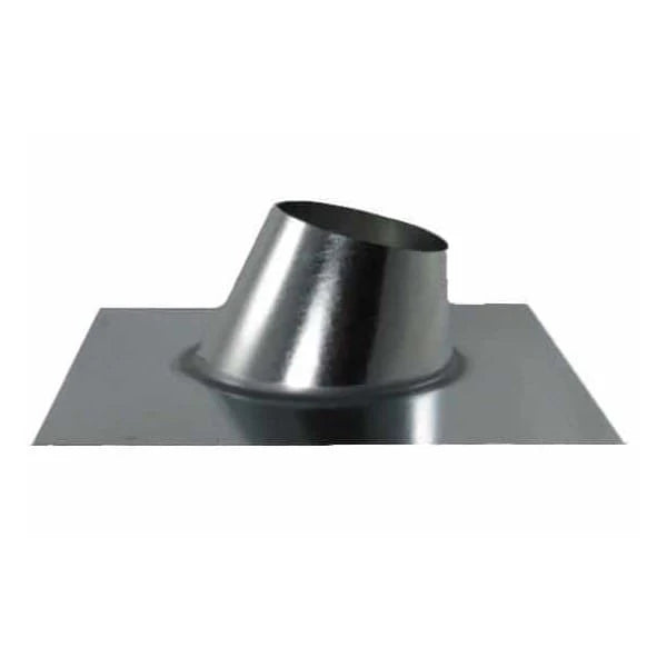 Galvanized Plumber’s Pipe Flashing, 4 in (7/12–12/12 Pitch) 15 in x 16 in Base Flange