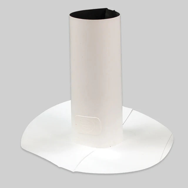 Mule-Hide TPO 3 in. Split Round Pipe Boot/Seal, White (SKU 08MHTPSR3W)