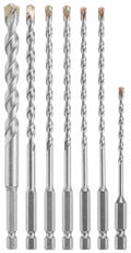 Impact Tough 7 -Piece High-speed steel Masonry Drill Bit Set For Hammer drill
