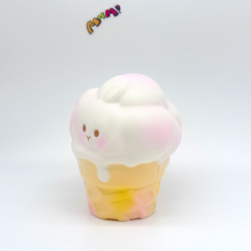 🍦 Ice Cream Bunny Squishy | Cute Rabbit Ice Cream Slow Rising Stress Relief Toy 🐰