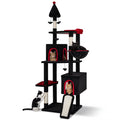 Tangkula 75" Gothic Cat Tree Halloween Cat Tower