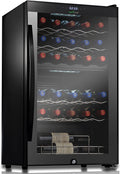 Nutrichef 33 Bottle Dual - Zone Refrigerator PKCWCDS335