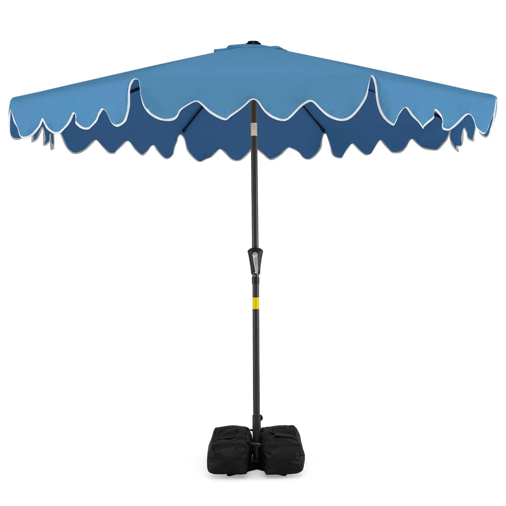 Tangkula 9 FT Patio Umbrella with Base Included