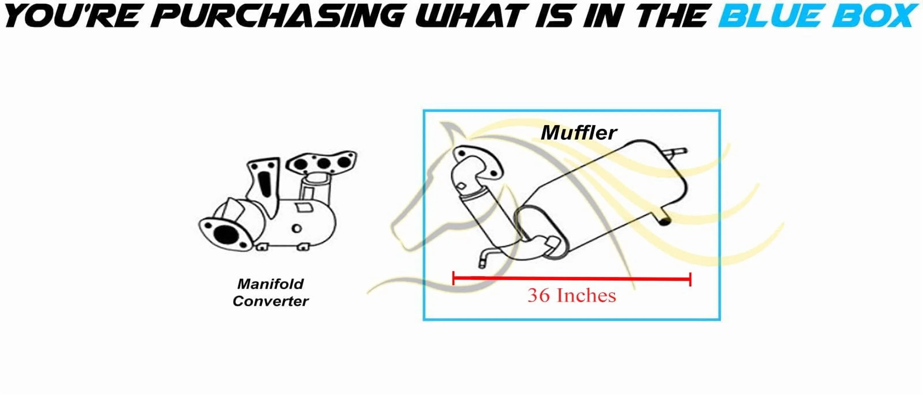 2008 - 2015 Smart Fortwo 1.0 L Exhaust Rear Muffler - Direct Fit
