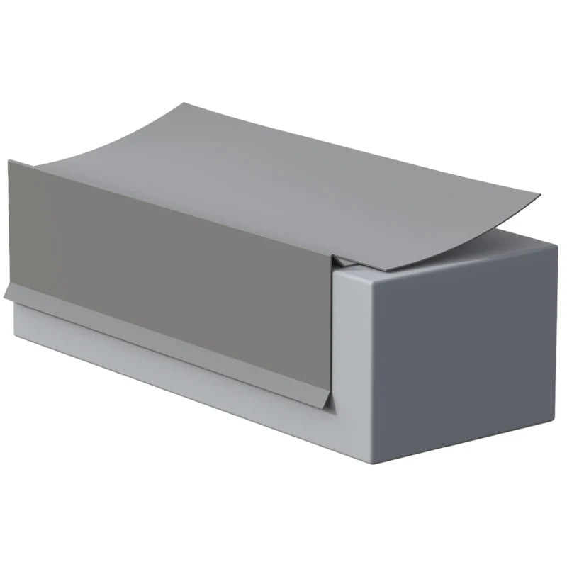 Flashco TPO 2x3 White Gravel Stop (Roof Edge Flashing)