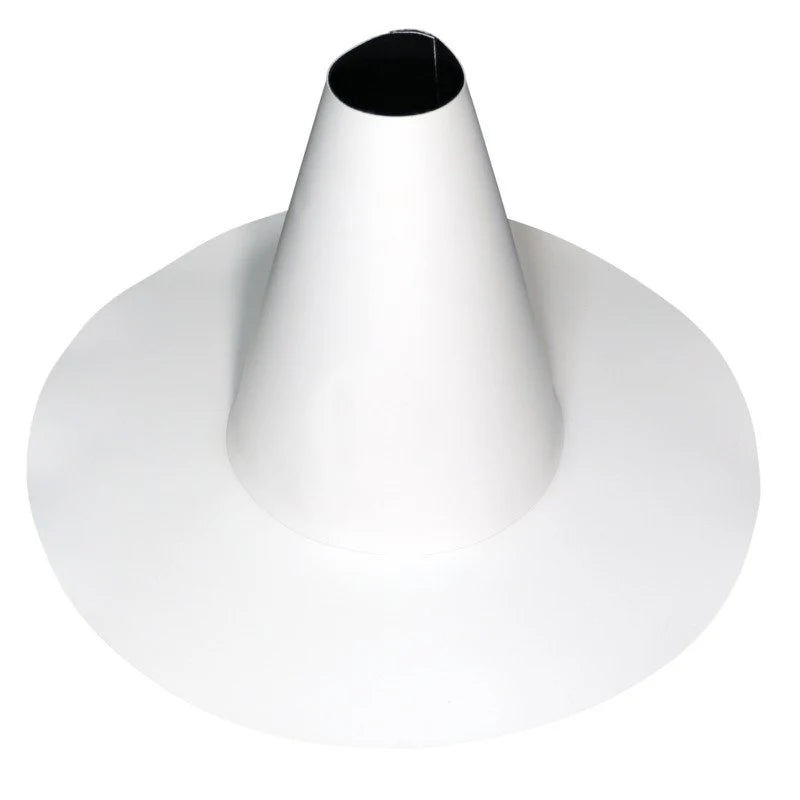 Flashco PVC Small Short Conical Closed Pipe Flashing Roof Boot, 0.5–2.0 in, Gray (17FCBPSSGY)