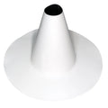 Flashco PVC Small Short Conical Closed Pipe Flashing Roof Boot, 0.5–2.0 in, Gray (17FCBPSSGY)