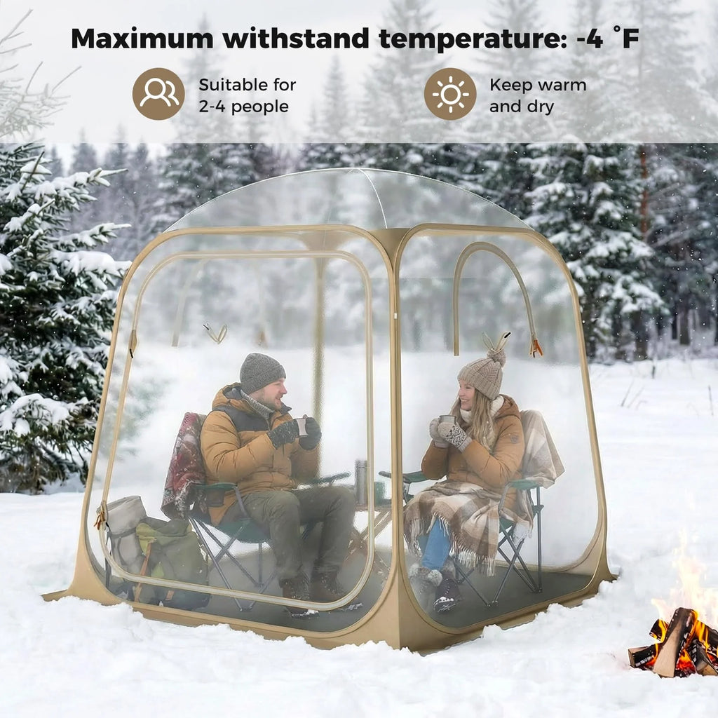 Tangkula All Weather Sports Tent for 2-4 People