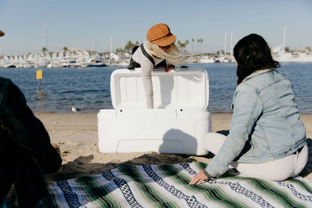 Igloo 120 Qt. 5 - Day Marine Ice Chest Cooler, White