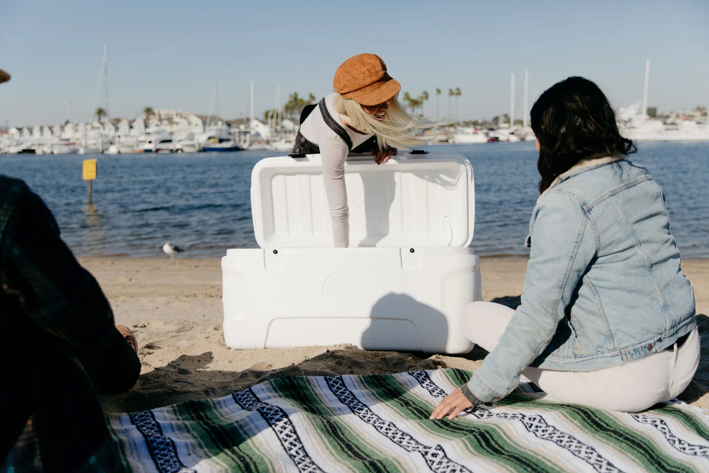 Igloo 120 Qt. 5 - Day Marine Ice Chest Cooler, White