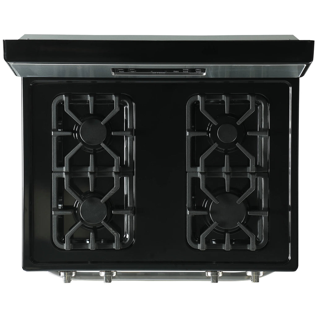 Element 30 in 4 Burners 5.2 Cu. Ft. Freestanding Gas Range, Stainless Steel