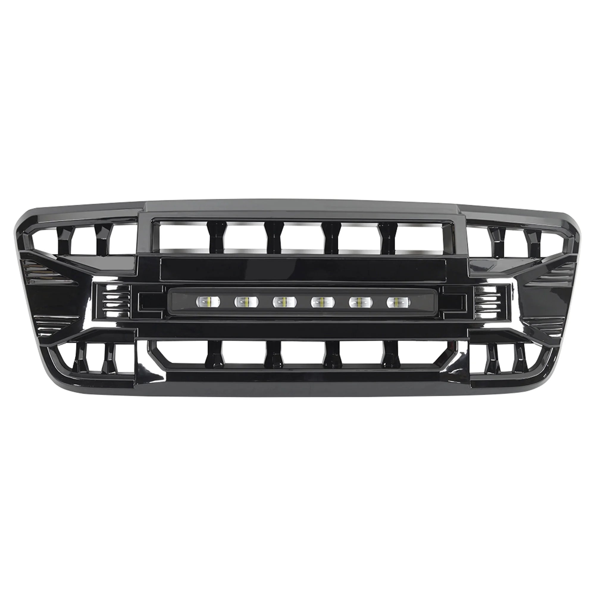 AMERICAN MODIFIED Armor Grille for 2004 - 08 Ford F150, Glossy Black