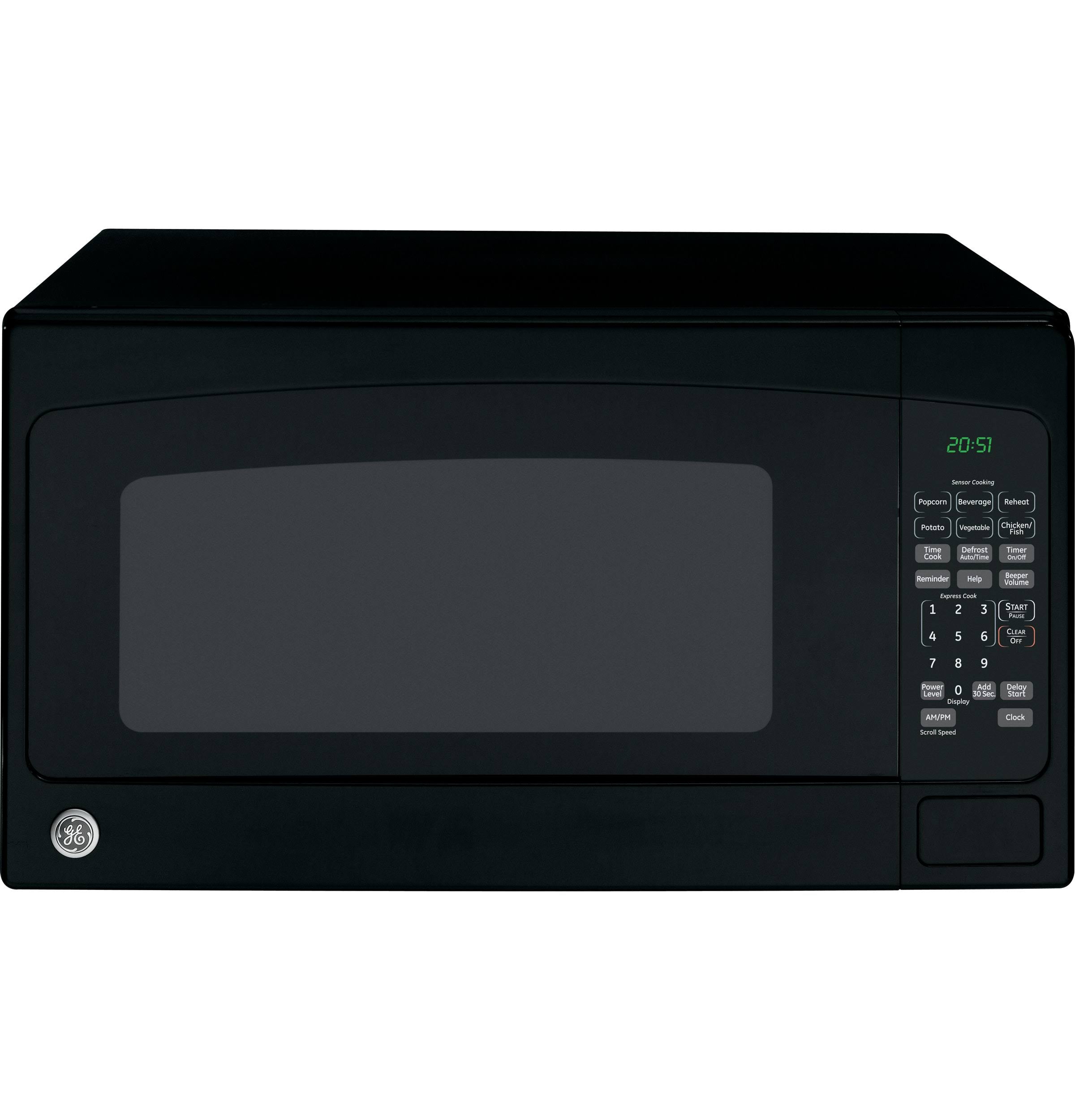 GE JES2051 1200W Countertop Microwave Oven - 2 cu ft  - black