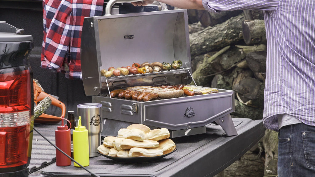 Pit Boss 1 Burner Silver Propane Portable Gas Grill