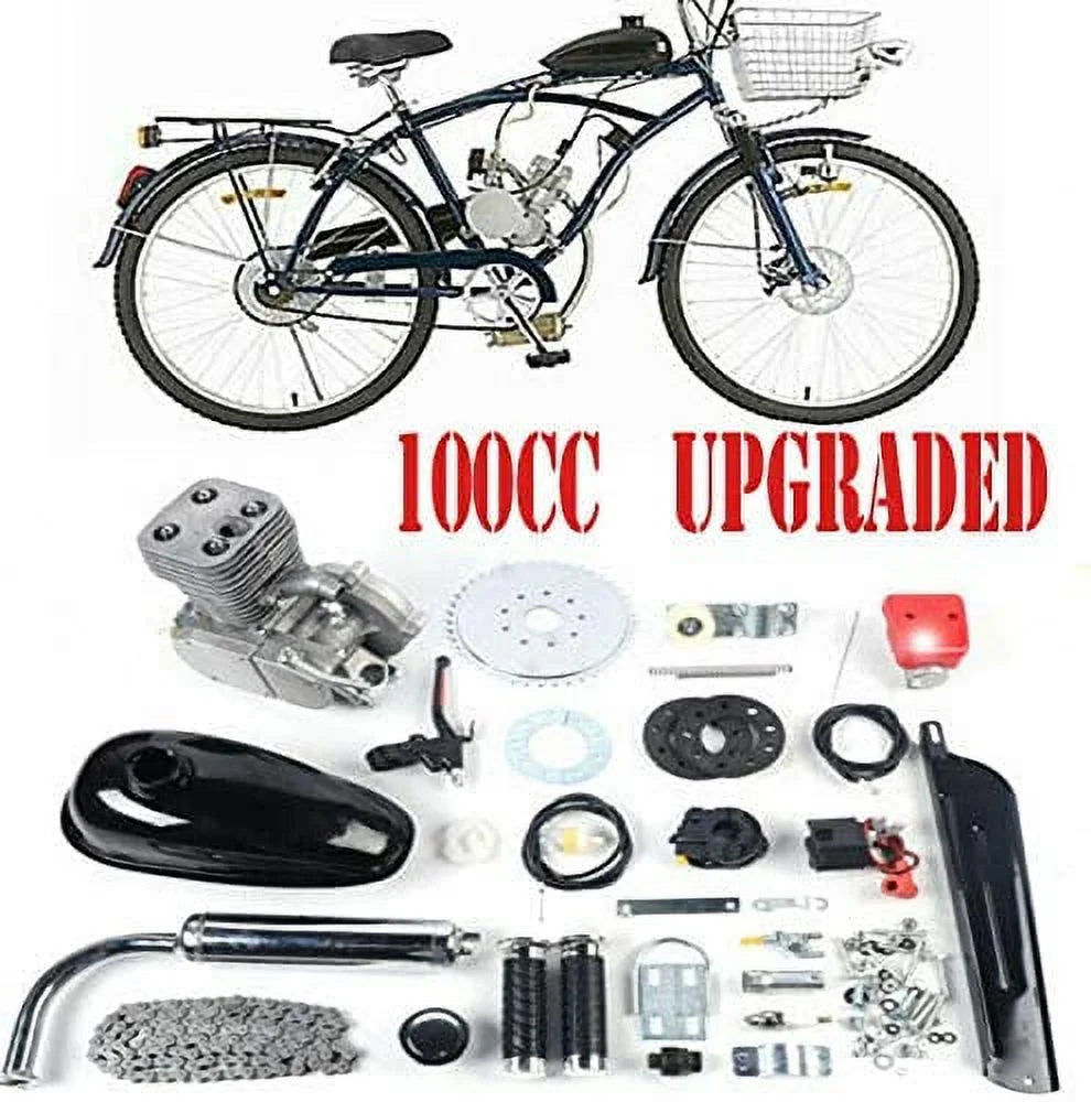 Loyalheartdy 36 Tooth Bicycle Motor Kit 100CC 2 - Stroke Gas Motorized Bicycle Engine Set