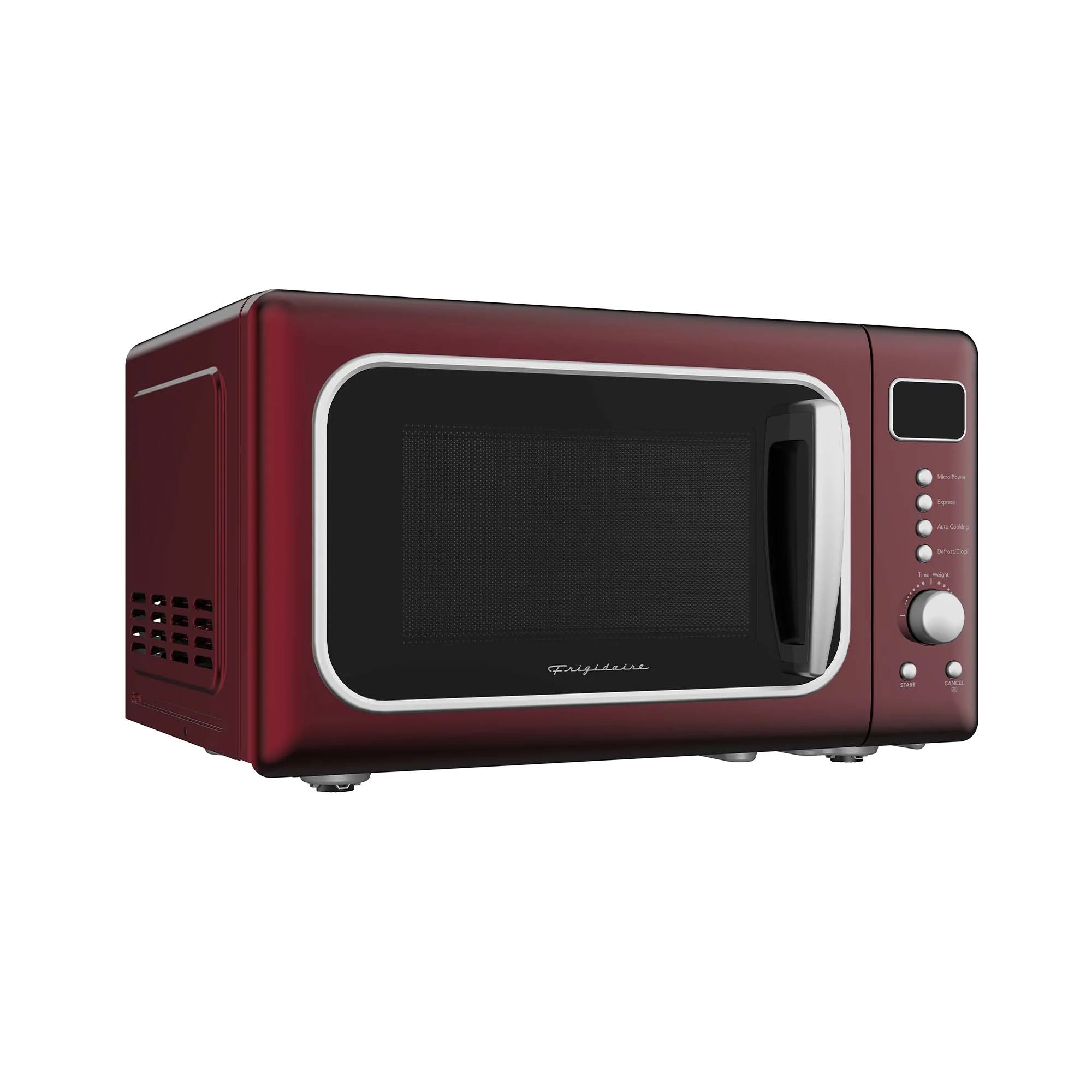 Frigidaire 0.7 Cu. Ft. Retro Countertop Microwave Oven, Black and Gold