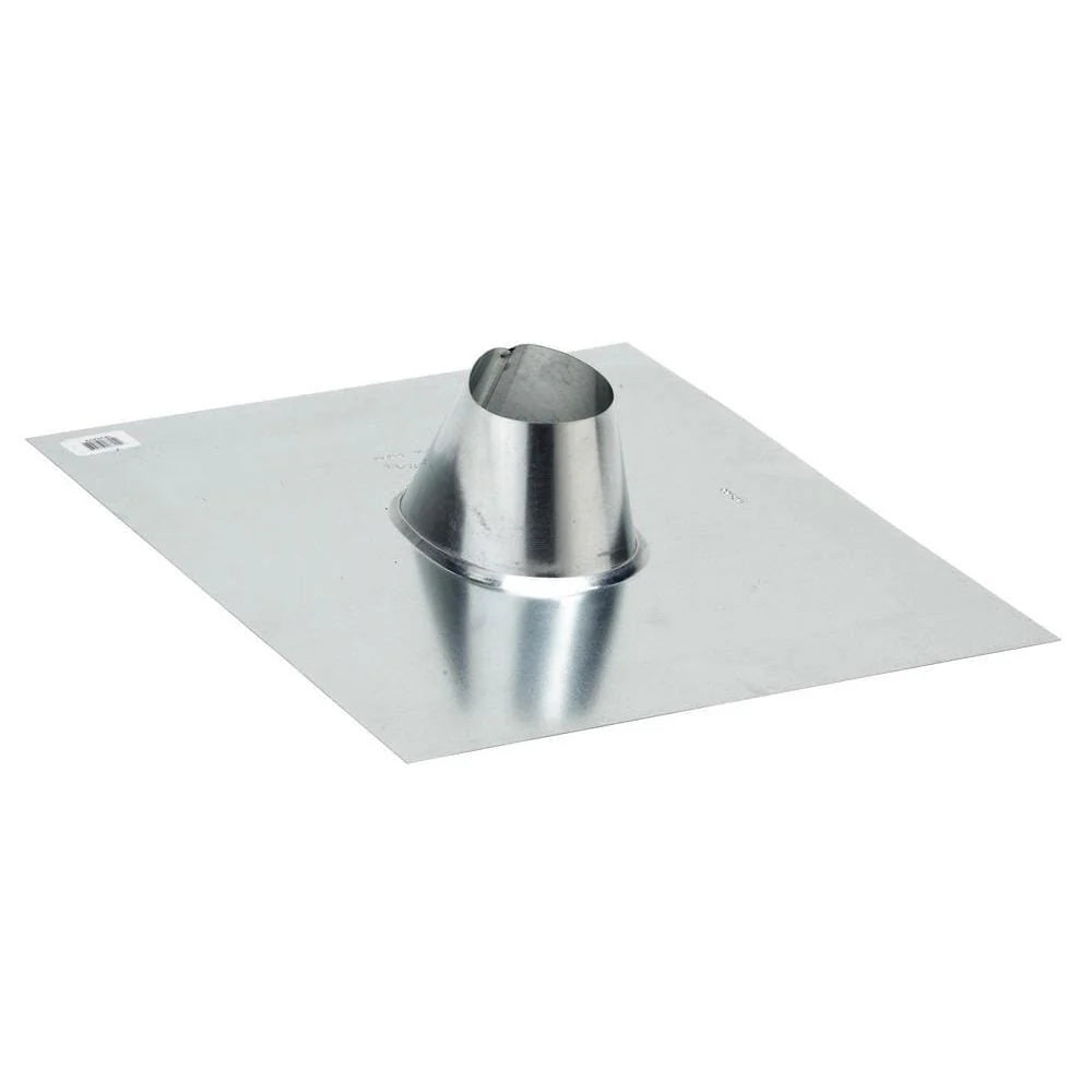 Galvanized Plumber’s Roof Pipe Flashing, 1-1/2 in (Mill Finish)