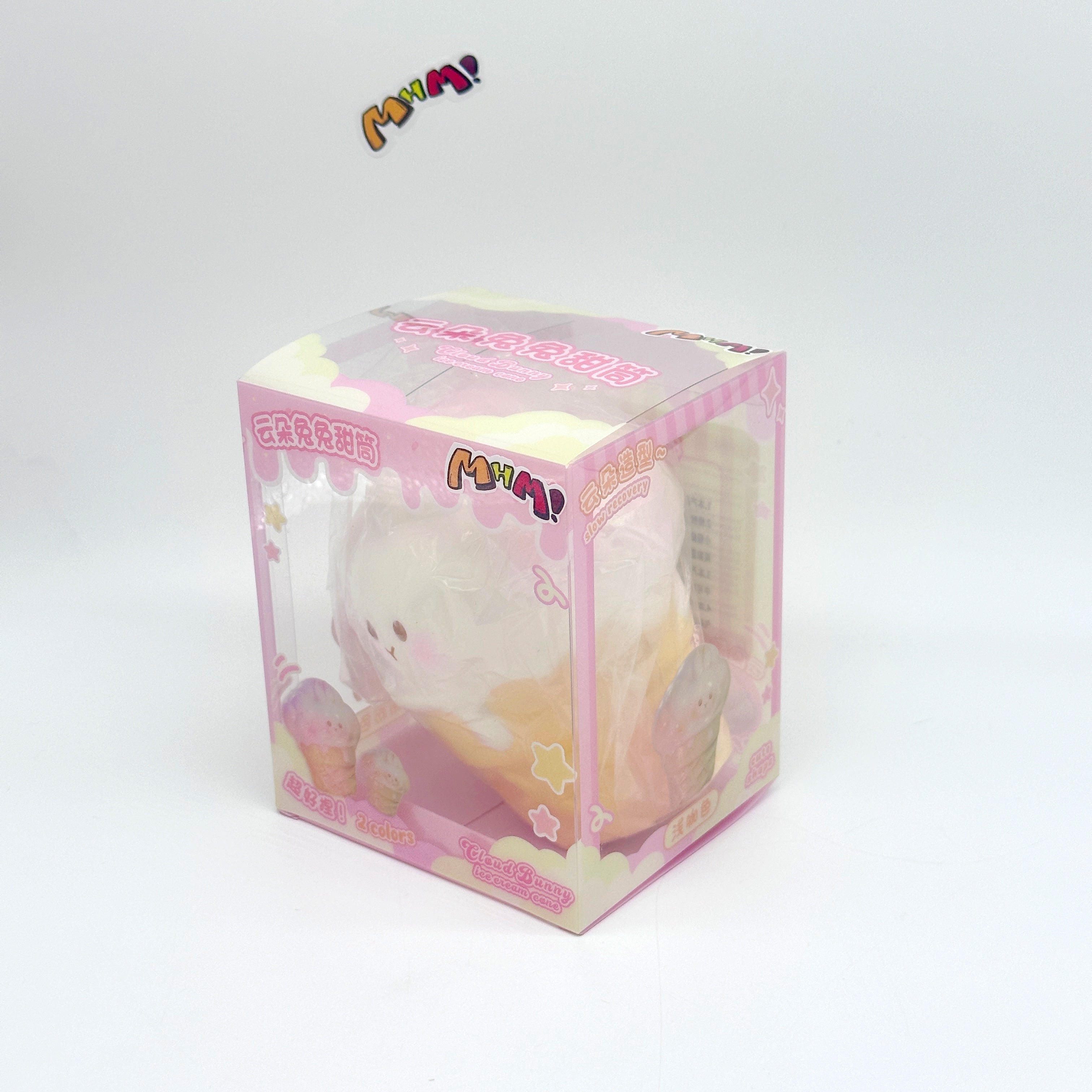 🍦 Ice Cream Bunny Squishy | Cute Rabbit Ice Cream Slow Rising Stress Relief Toy 🐰