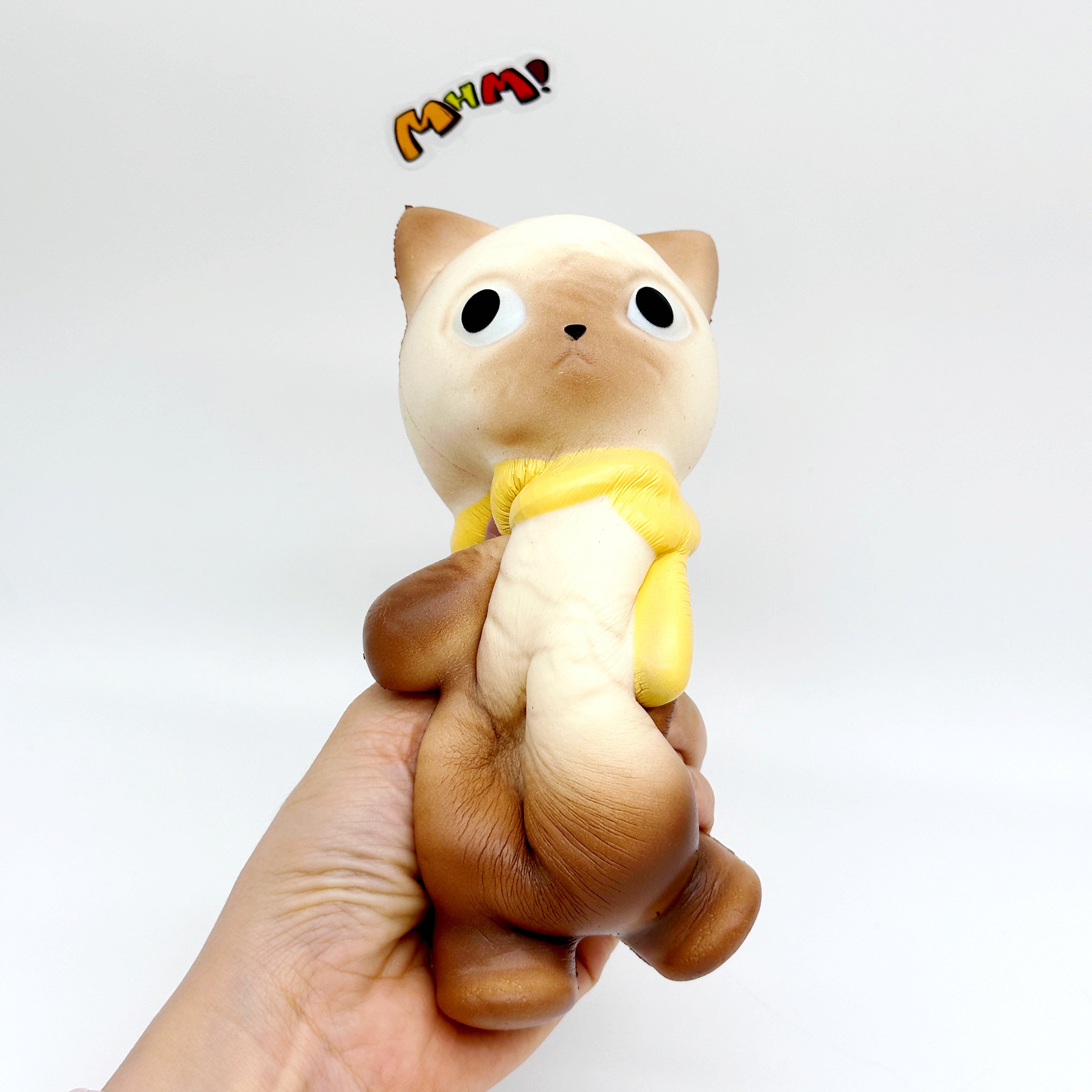 🐱🧣 Scarf Kitty Squishy - 4 Cute Cat Styles with Colorful Scarves Slow Rising Stress Relief Toy