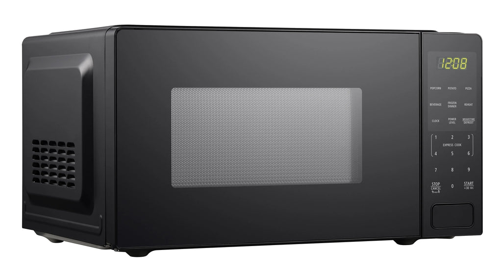 Mainstays 1.1 Cu. Ft. Countertop Microwave Oven, 1000 Watts, Black, New
