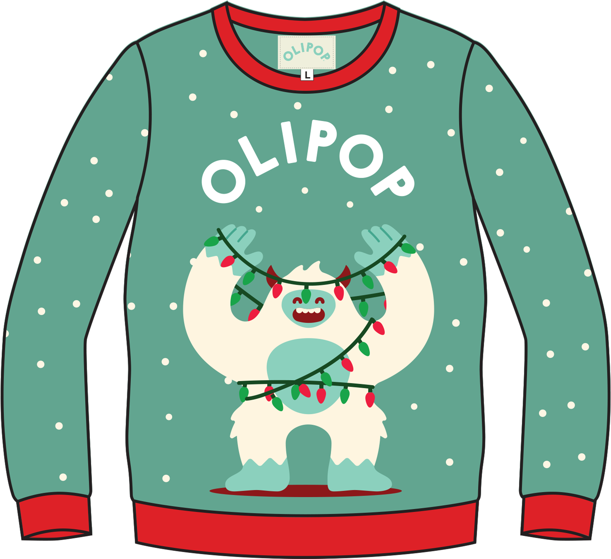 Green Yeti Sweater