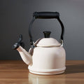 Le Creuset Demi 1.25-qt. Cream Stovetop Tea Kettle | Crate & Barrel