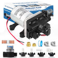 12V RV Water Pump 4008-101-A65/E65 | 3.0 GPM - 55 PSI | Camper RV Water Pump | Self-Priming & Quiet Diaphragm Pump | Thermal Protection & Dry Run Safe | for Halloween Christmas