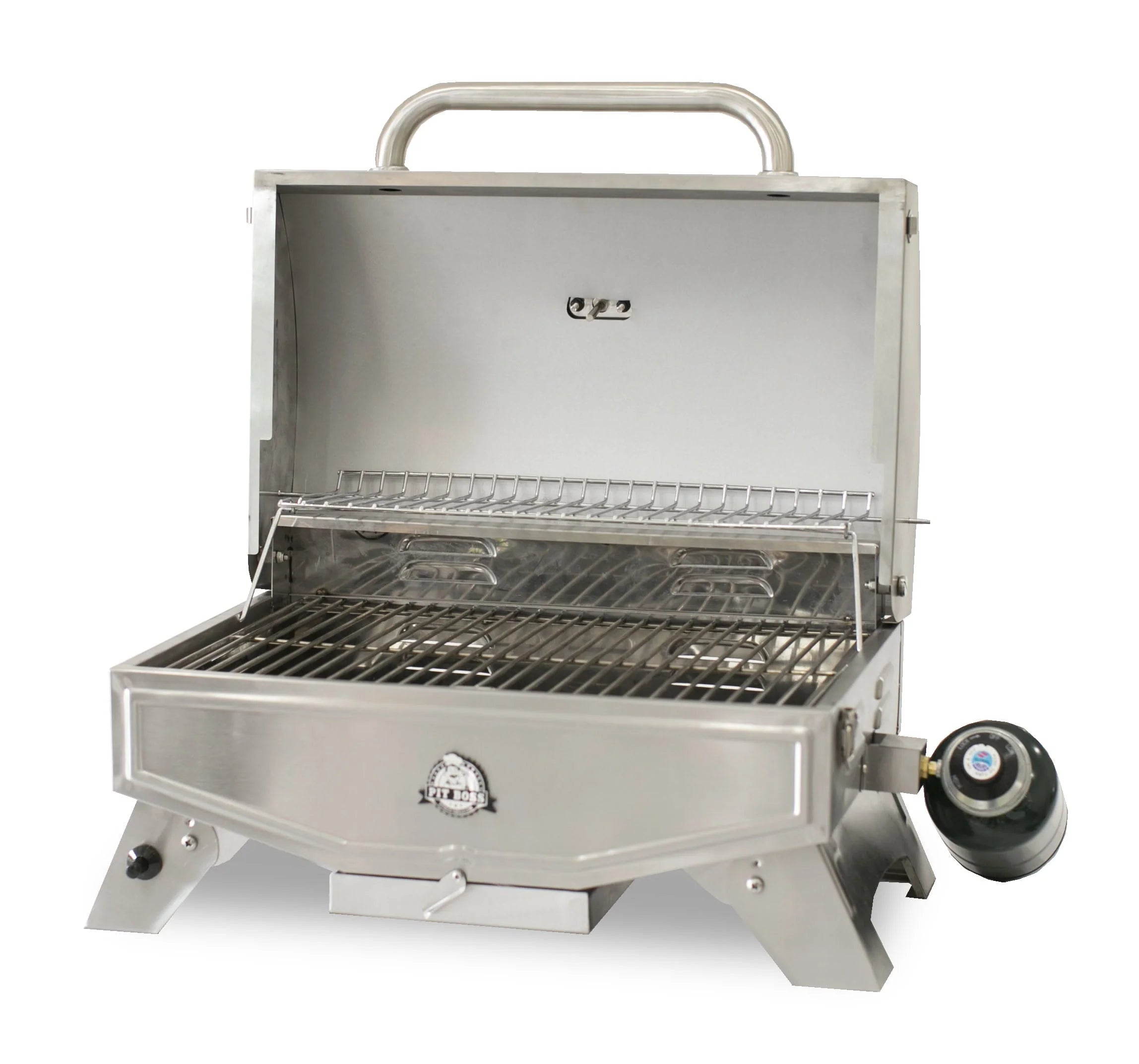 Pit Boss 1 Burner Silver Propane Portable Gas Grill