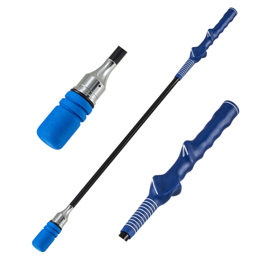 Tangkula Golf Swing Trainer | Click Stick Swing Training Aid for Speed Flexibility Balance Tempo & Strength