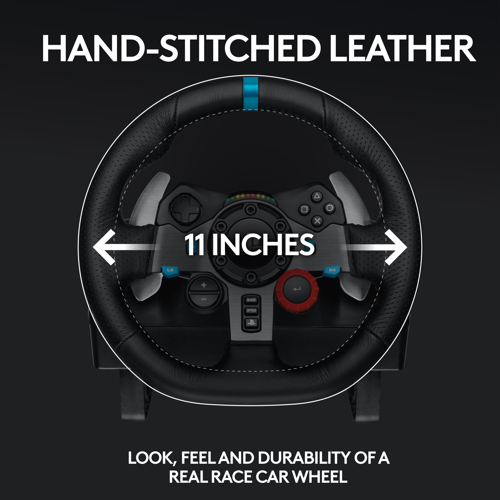 Logitech – G29 Driving Force Racing Wheel and Floor Pedals for PS5. PS4. PC. Mac – Black
