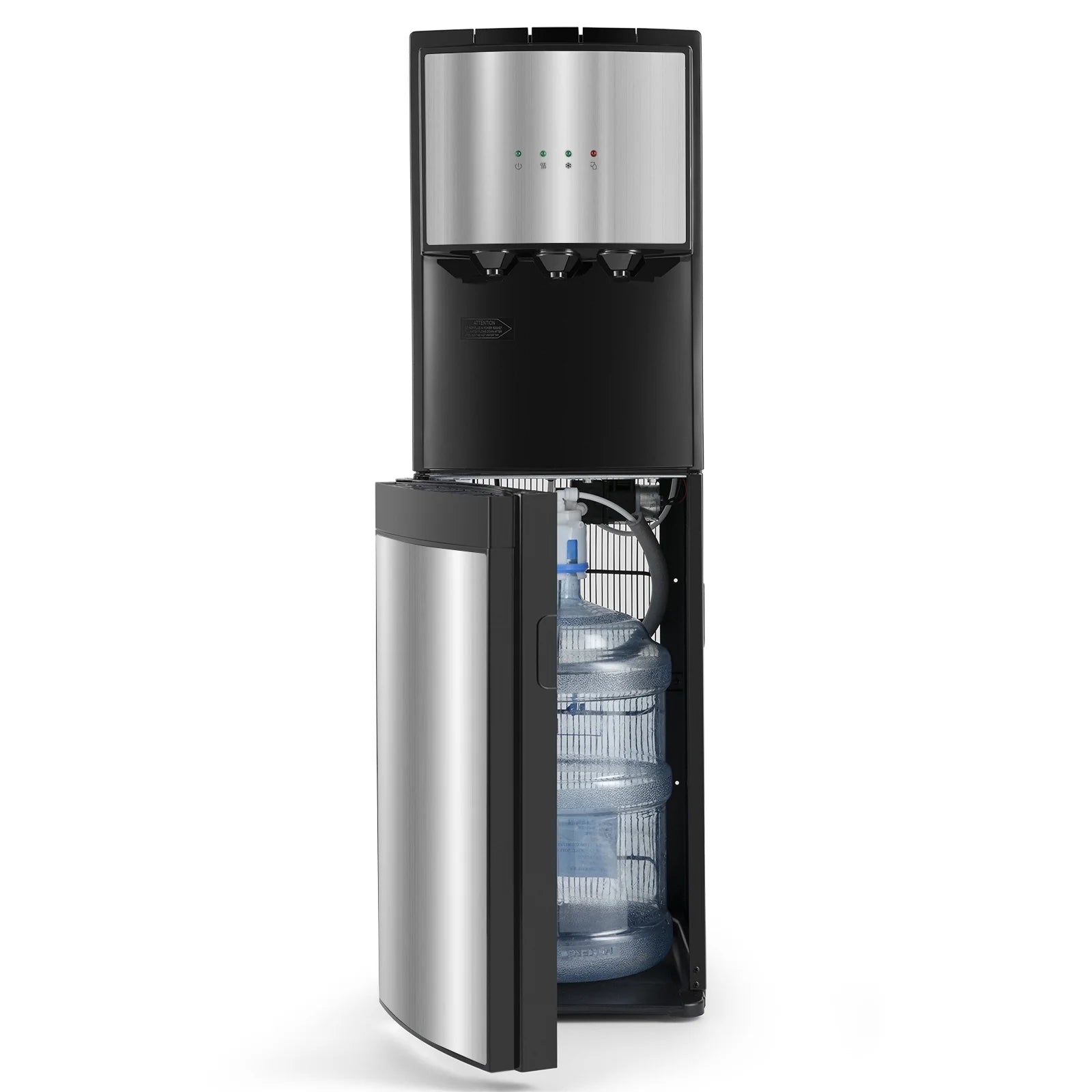 5 Gallon Bottom Loading Water Cooler Dispenser Hot/Cold/Room 3 - Temperature Compressor Cooling with Child Safety Lock