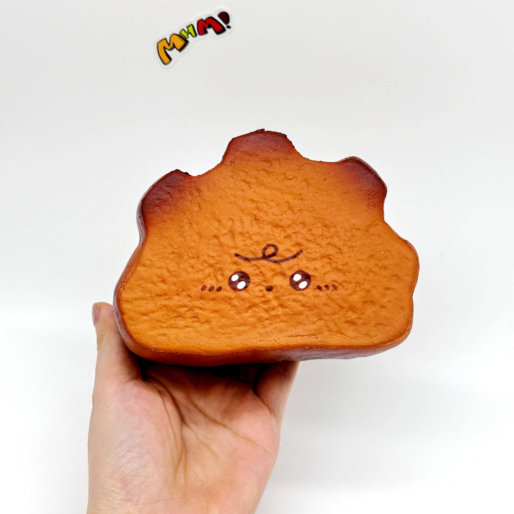 🍞 Milk Haas Bread Squishy - Chocolate Brown & Original Bread Yellow Slow Rising Stress Relief Toy