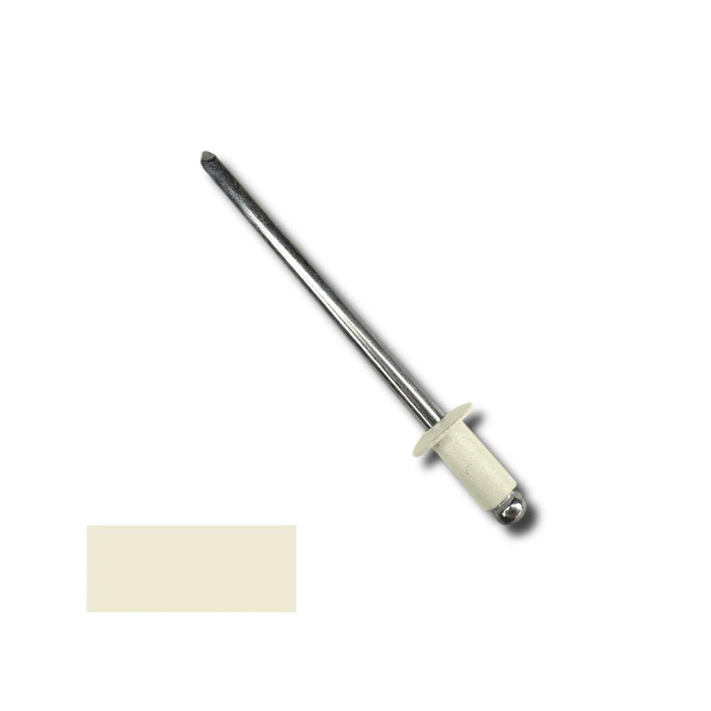 Scroo Rivet Aluminum #42D Blind Pop Rivets, Storm Gray #59, 1/8 in Dia x 1/4 in Body, 100-Pack (Bag)
