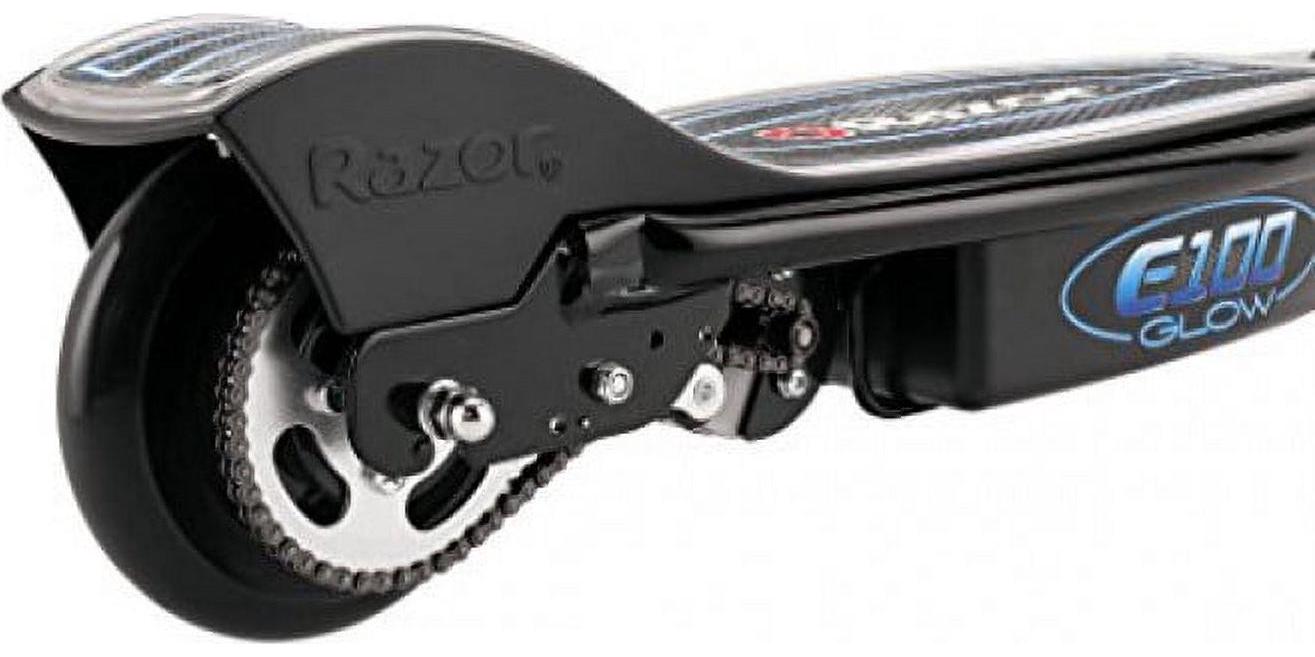 Razor E100 Glow Light - up Electric Scooter. up to 10 Mph. Air - Filled Front Tire. for Child Ages 8+