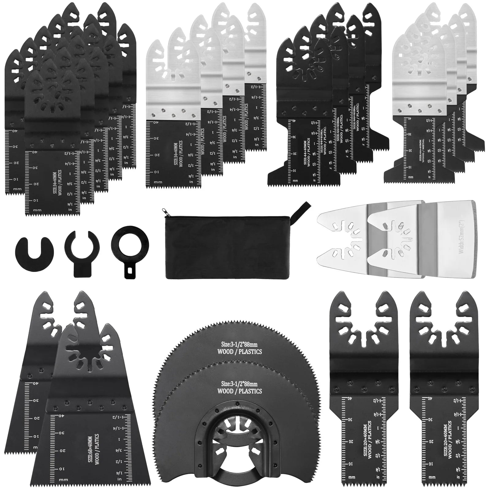 30 -Pack High carbon steel Oscillating Tool Blade