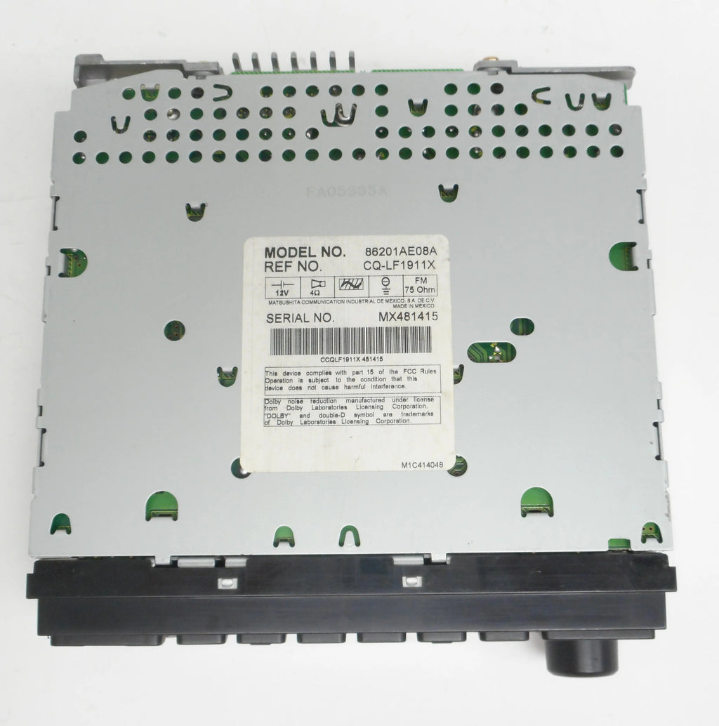 Restored Subaru Legacy 2000 - 2001 Radio AM FM Cassette 86201AE08A - Face P120 (Refurbished)