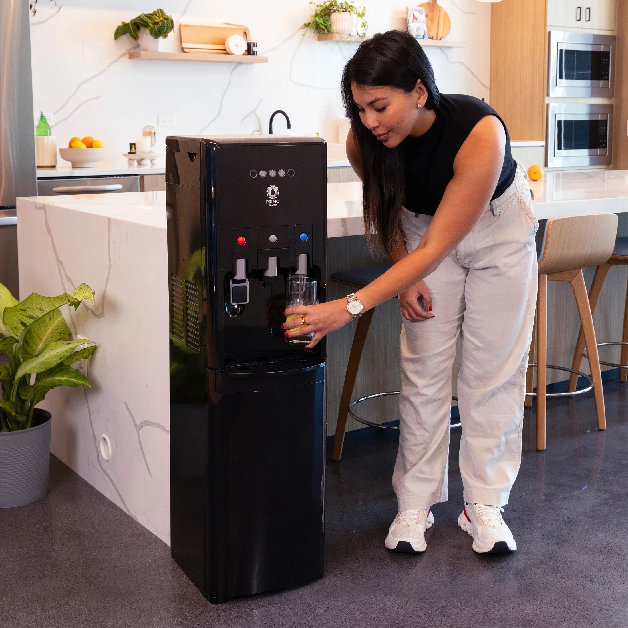 Primo Water® Bottom Loading Pro 2 Temp Water Dispenser with Single - Serve Coffee Maker, Black