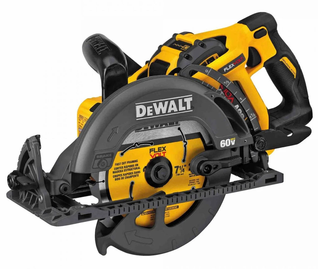 Dewalt Dcs577x1 Flexvolt 60v Max Li - Ion 7 - 1/4 in Cordless Wormdrive Circular Saw