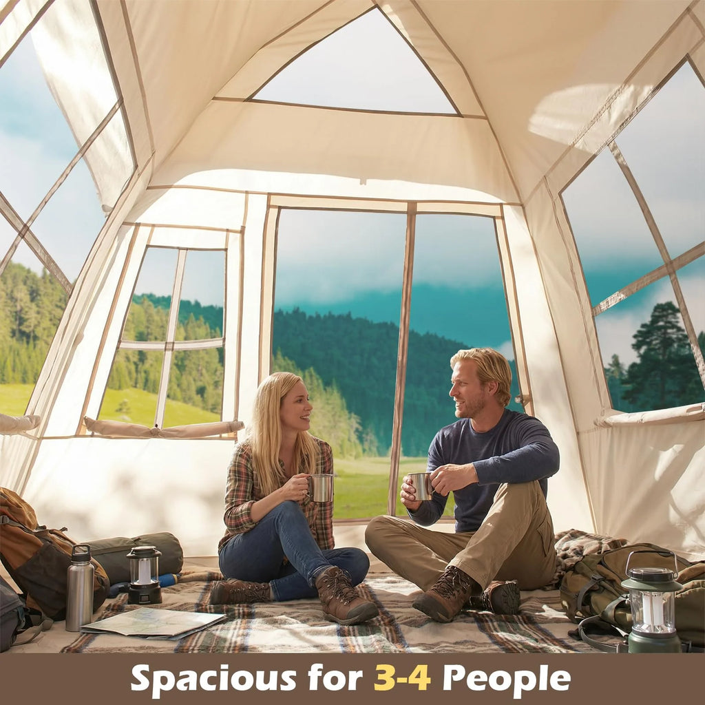 Tangkula 4 Person Camping Tent