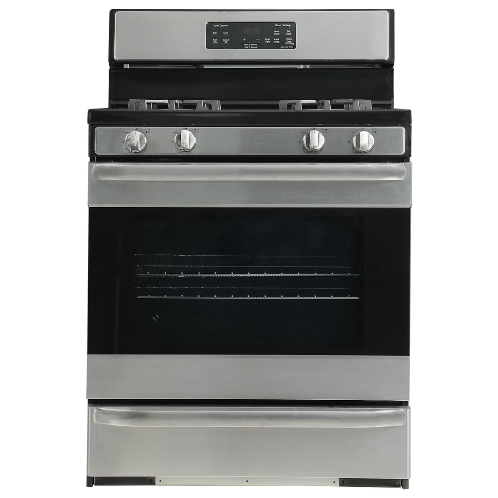 Element 30 in 4 Burners 5.2 Cu. Ft. Freestanding Gas Range, Stainless Steel
