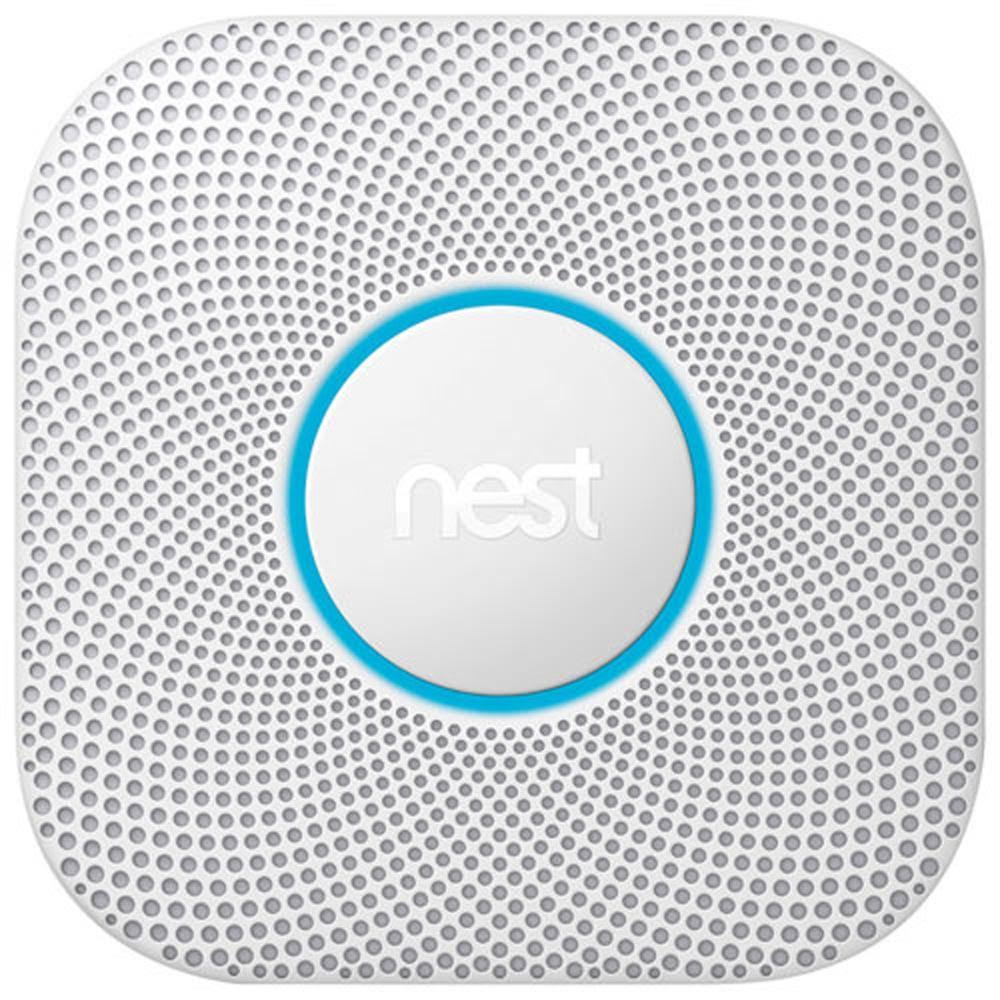 Google Nest Protect 2nd Gen Wired Smoke & CO Alarm with Voice Alerts & Mobile Notifications