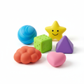 Squishy Stress Ball Set 6-Pack - Colorful Stress Relief Toys