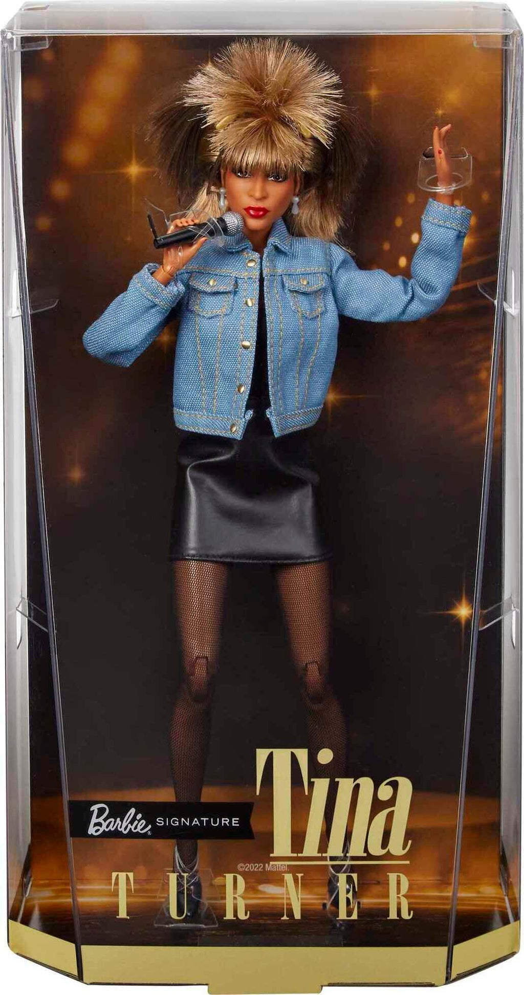 Mattel Barbie Signature Tina Turner Collectible Doll with '90s Outfit & Accessories