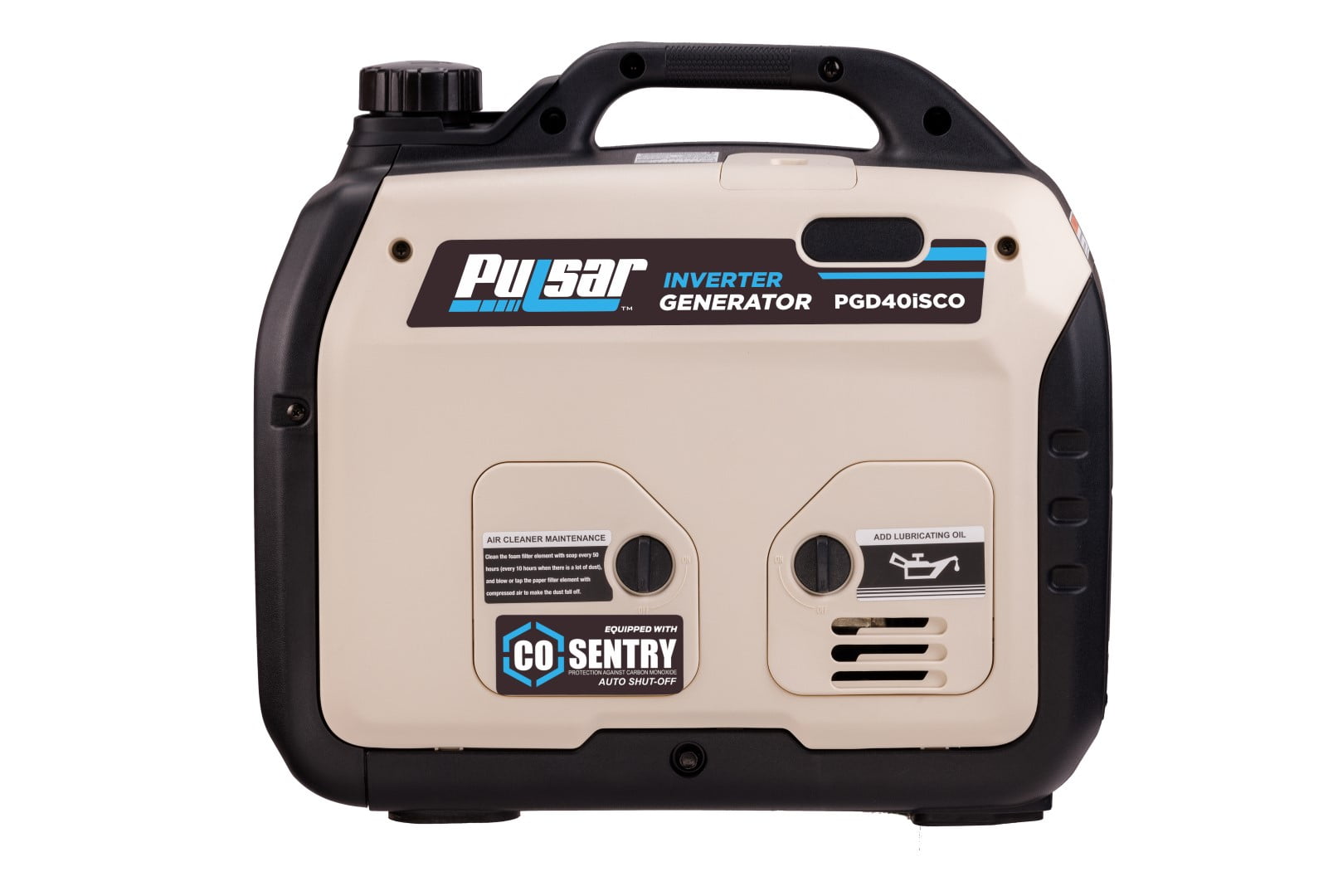 Pulsar 4000W Super Quiet Inverter Generator with CO Sentry, Portable, Safe for Electronics