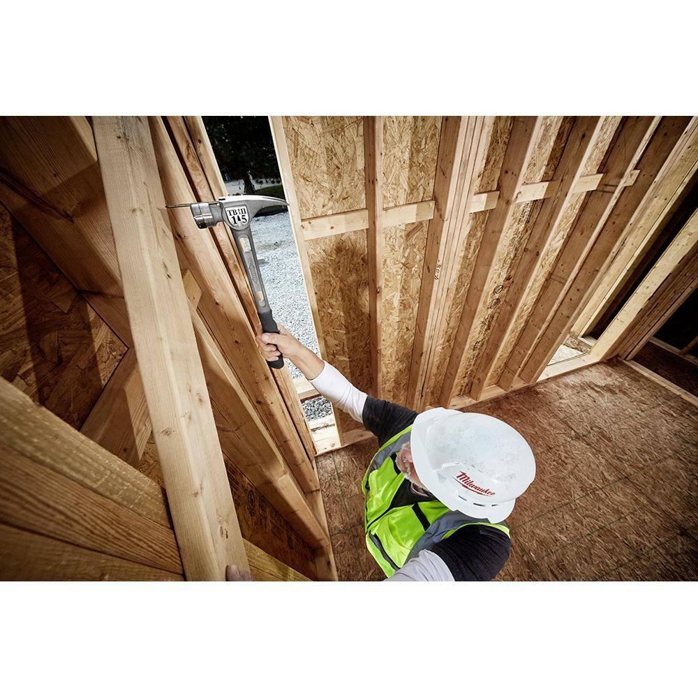 Stiletto TB3MC 15 oz Titanium Hammer with Curved Handle and Milled Face