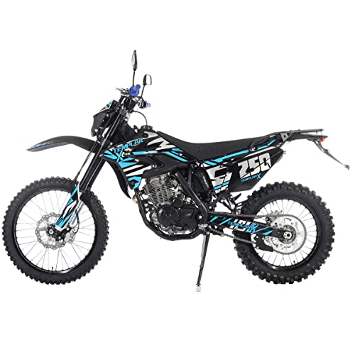 X-PRO Templar X 250cc Dirt Bike, Zongshen Engine, 6-Speed Manual, Adjustable Forks, LED Lights, Alloy Wheels