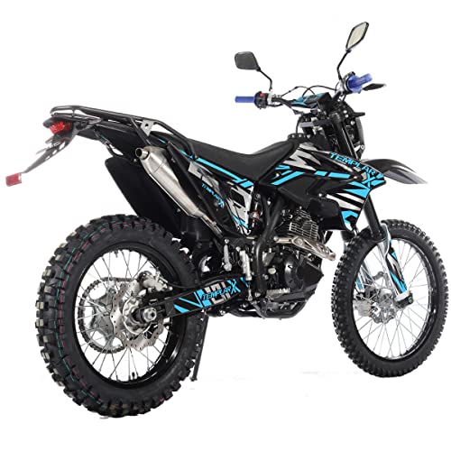 X-PRO Templar X 250cc Dirt Bike, Zongshen Engine, 6-Speed Manual, Adjustable Forks, LED Lights, Alloy Wheels
